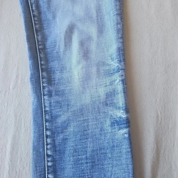 Buckle Black Denim Skinny Jeans Fit No. 53 Womens 27x32 Distressed Whisker Wash - Picture 3 of 10